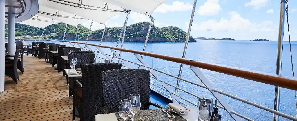 Silversea La Terazza Alfresco Dining