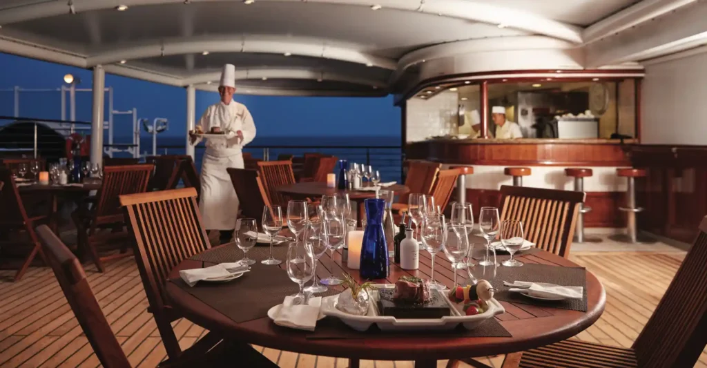 windstar cruises reviews - dining