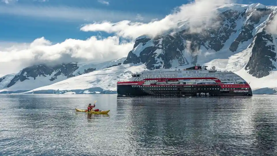 Hurtigruten ship arctic